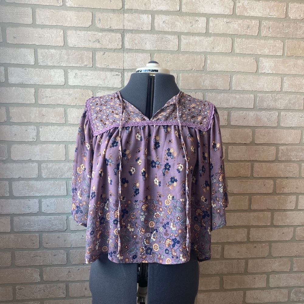 Rue 21 Purple Blouse